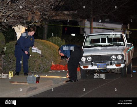 Concord Police crime scene investigators work the area of a homocide on