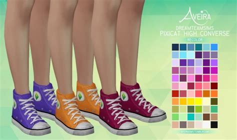 Aveira Sims 4 Dreamteamsims Pixicat High Converse