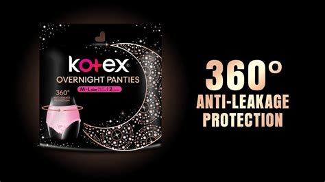 Kotex ® Overnight Panties Malaysias First 360⁰ Periodwear Youtube