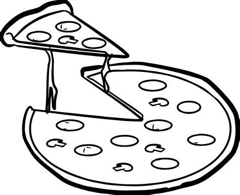 Pizza Coloring Pages Printable At Getcolorings Com Free Printable Colorings Pages To Print And