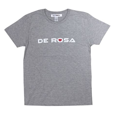 New Logo T Grey De Rosa Japan