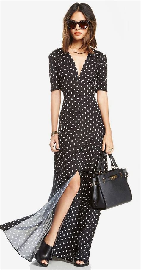 Coveted Contemporary DAILYLOOK Long Dress Outfits Polka Dot Maxi