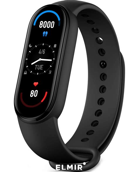 Фитнес браслет Xiaomi Mi Smart Band 6 Black Eu купить Elmir цена