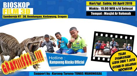 Antusias Nonton Film 3d Gratis Bocah Alaska Youtube