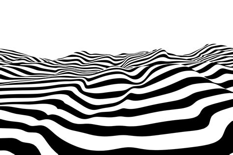 Zebra Wave Pattern Psdgraphics