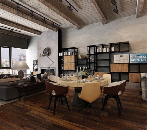 Industrial furniture & decor ideas. Converted Industrial Spaces Becomes Gorgeous Apartments