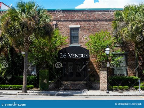The Vendue Hotel Charleston Sc Editorial Photography Image Of