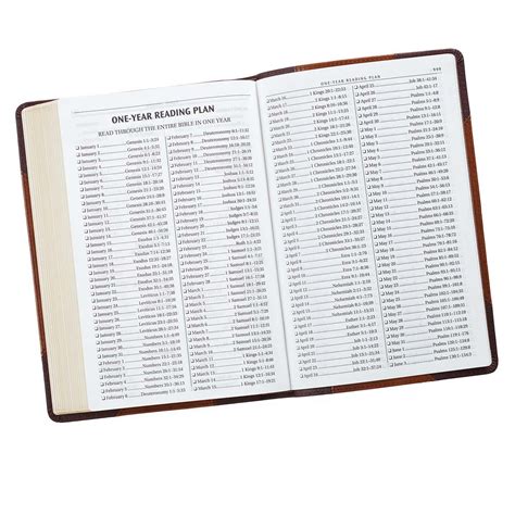 Two Tone Brown Faux Leather Large Print Thinline King James Version Bible