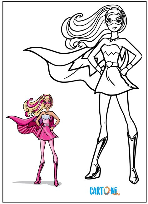 12 fantastiche immagini su personaggi. Disegni Barbie Super Principessa - Cartoni animati
