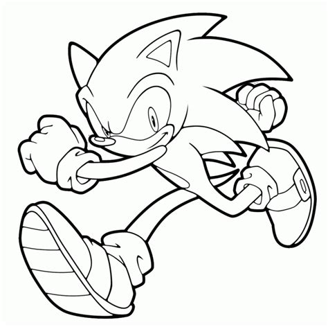 Dibujos Para Pintar De Sonic Dibujos Para Colorear De Sonic