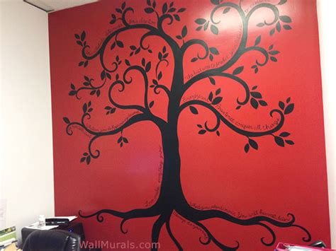 Inspirational Tree Wall Mural