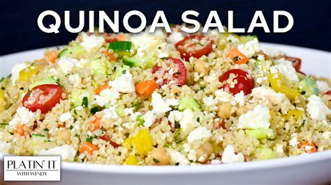 Quick And Easy Quinoa Salad Recipe Platin It With Wendy