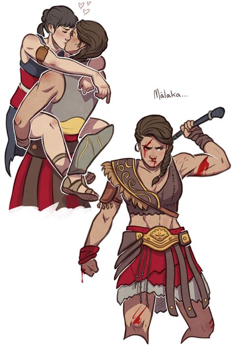 be brave and be kind — i would sell my soul to hades for kassandra pt 2 assassins creed art