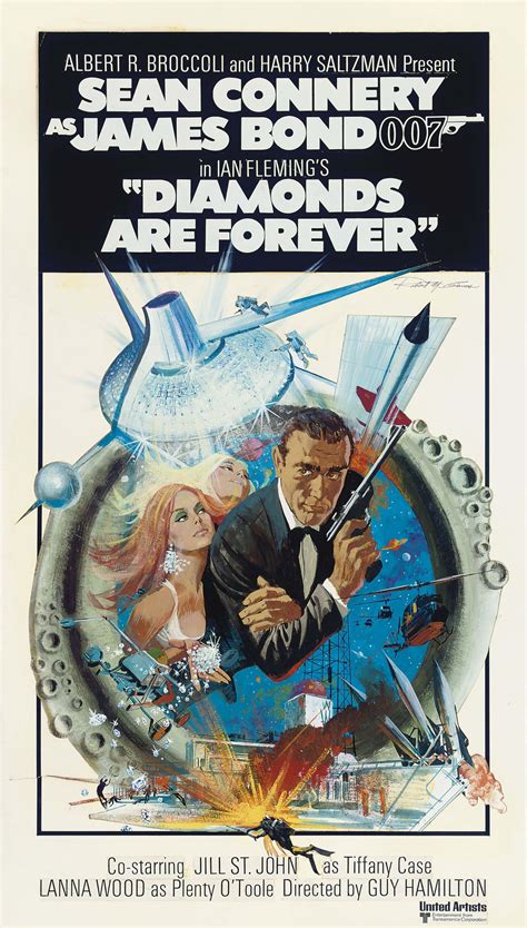 Brilliant Diamonds Are Forever Ephemera Novel And Film