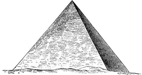 Sketch Of Pyramid Of Giza Coloring Page Sketch Of Pyramid Of Giza