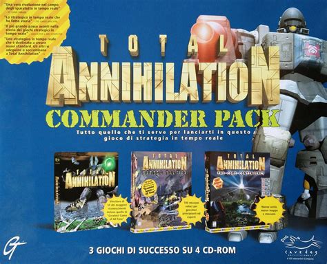 Total Annihilation Commander Pack Cover Or Packaging Material Mobygames