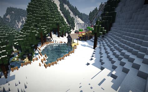 Ski Resort 30 With Working Lifts Minecraft 111 Minecraft Project