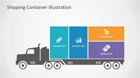 Shipping Cargo Container Slides For Powerpoint Slidemodel