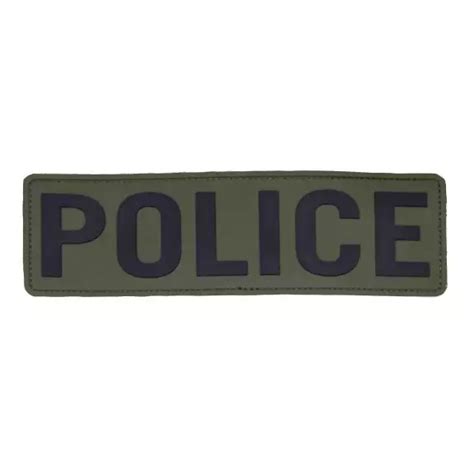 Mil Spec Monkey Tactical Patch With Velcro Police 10x3 Pvc