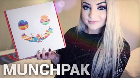 Munchpak Subscription Box Unboxing And Snack Taste Test Youtube