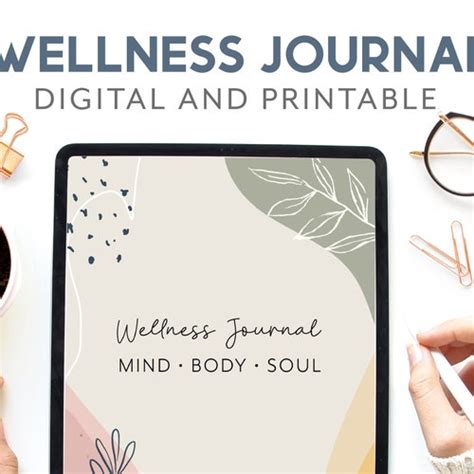 Self Care Journal Self Care Planner Digital Wellness Etsy