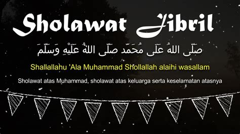 Sholawat Jibril Cover Lirik Arab Dan Latin Artinya Youtube