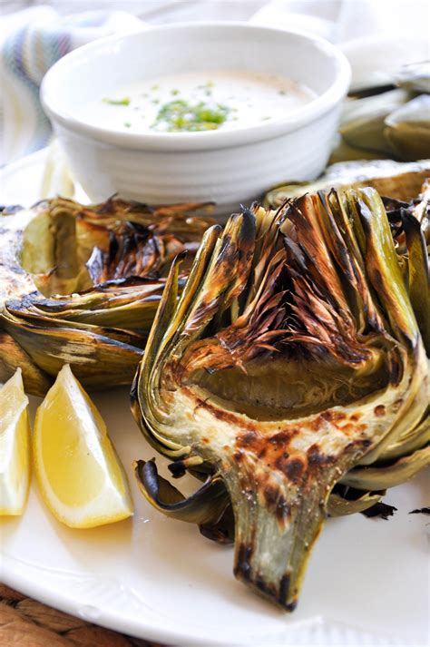 Grilled Artichoke With Zesty Garlic Aioli California Grown Recipe Grilled Artichoke