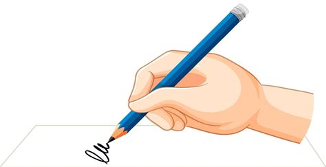 Human Hand Drawing Doodle On Blank Paper 10959397 Vector Art At Vecteezy