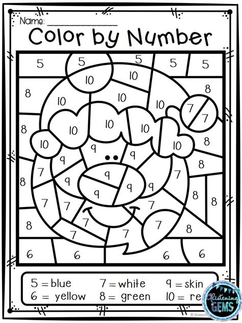 Printable colored numbers 1 10. Pin on bb activities