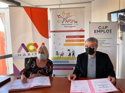 Montpellier Acm Habitat Et Apsh34 Signent Un Partenariat Pour L