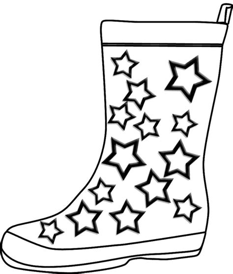 Winter Boots Coloring Page | Coloring pages, Winter crafts for kids