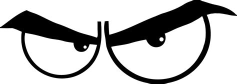 Cartoon Angry Eyes Clipart Best Clipart Best