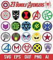 ALL Avengers Logo SVG Avengers Logo Vector Superhero Logo | Etsy ...