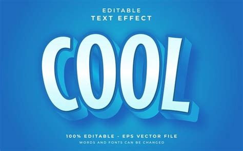 Premium Vector Cool Editable Text Effect