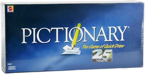 Mattel Games Pictionary The Game Of Quick Draw Board Game Pictionary