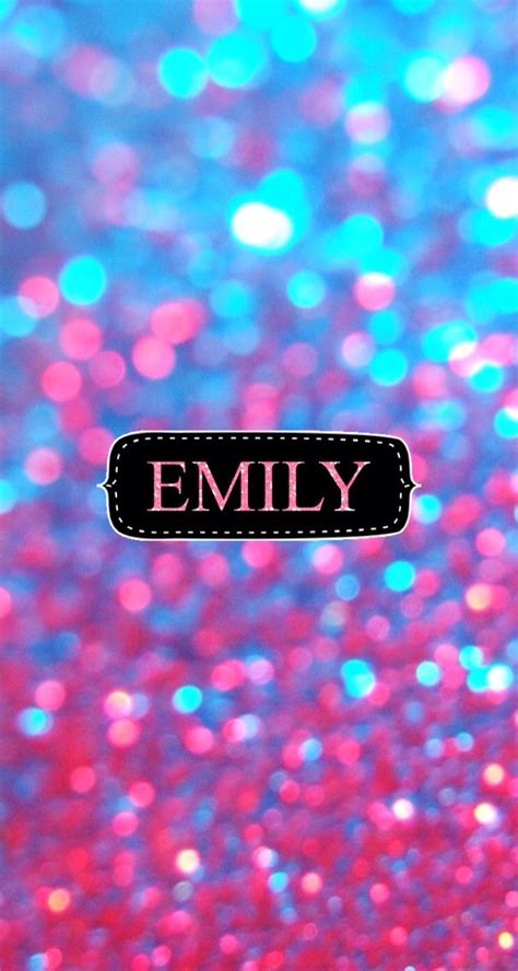 Name Wallpaper That Says Emily They Thought She Had To Do That Because