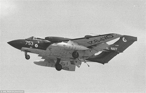 Last Sea Vixen Plane Does An Emergency Landing After Show Daily Mail