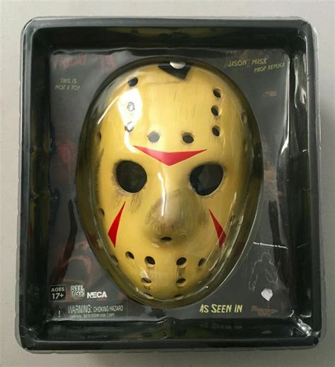 Neca Reel Toys Friday The 13th Jason Vorhees Mask Prop Replica 2009