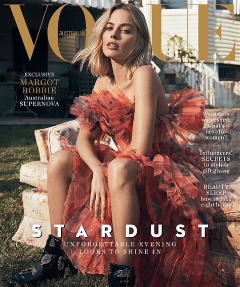 Margot Robbie Fashion Cover Shoot Vogue Australia