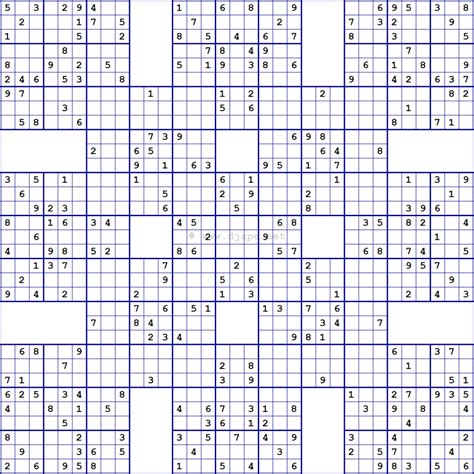 Loco Sudoku Puzzles Crossword Sudoku Jigsawand Sudoku