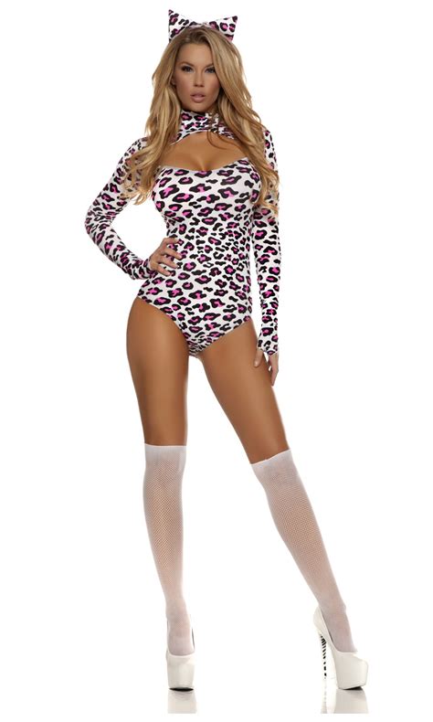 Adult Leopard Woman Bodysuit Costume 5599 The Costume Land