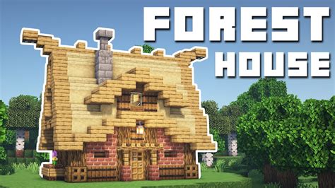 Minecraft Forest House Tutorial How To Build Youtube