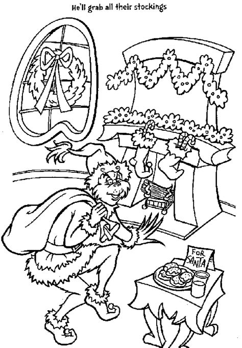 grinch coloring pages