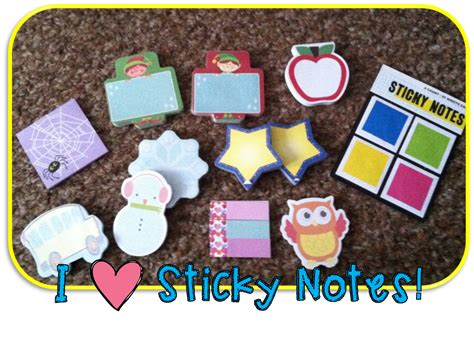 A Bright Idea For Using Sticky Notes The Resourceful Room