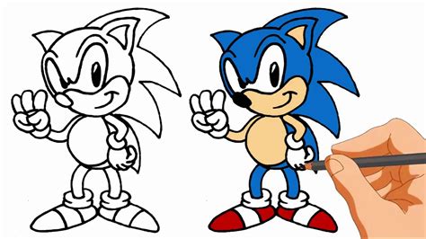 How To Draw Sonic Sonic The Hedgehog Youtube Images And Photos Finder