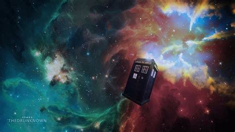 Doctor Who Tardis Meets Deep Space Wallpaper By Unknown Dr