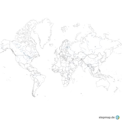 Markiere orte auf deiner weltkarte und erzähle mit worten und bilder deine. Weltkarte Umrisse von Lueschi - Landkarte für Deutschland