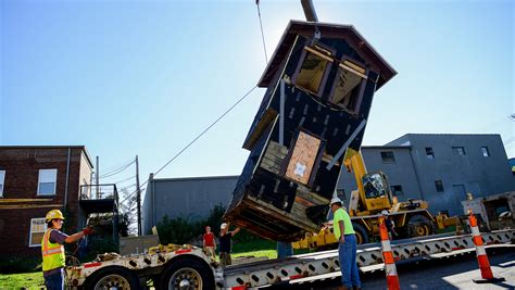 Photos Train Tower Moved From Old Town