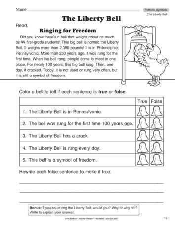 Our collection of social studies worksheets for kids is simple to do yet engaging your child to fall in love with the subject. The Liberty Bell, Lesson Plans - The Mailbox | Social ...