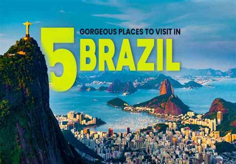 5 Most Gorgeous Places To Visit In Brazil In 2021 Places To Visit